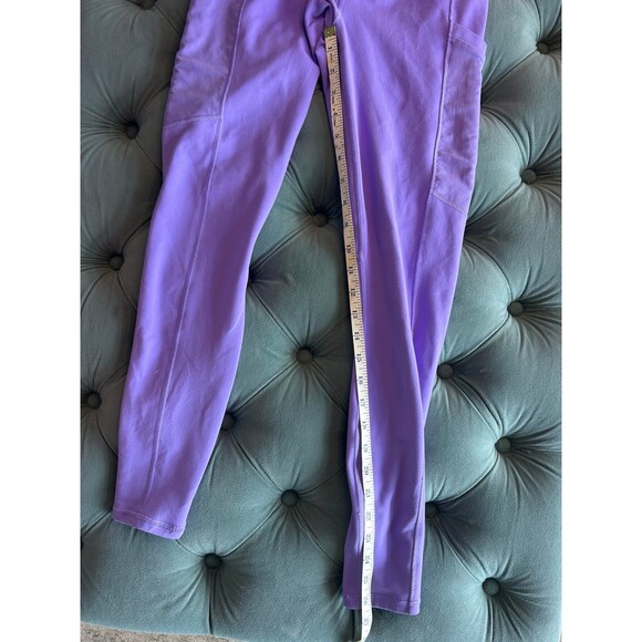 Fabletics Cargo Side Pocket Purple Leggings - Picture 5 of 9